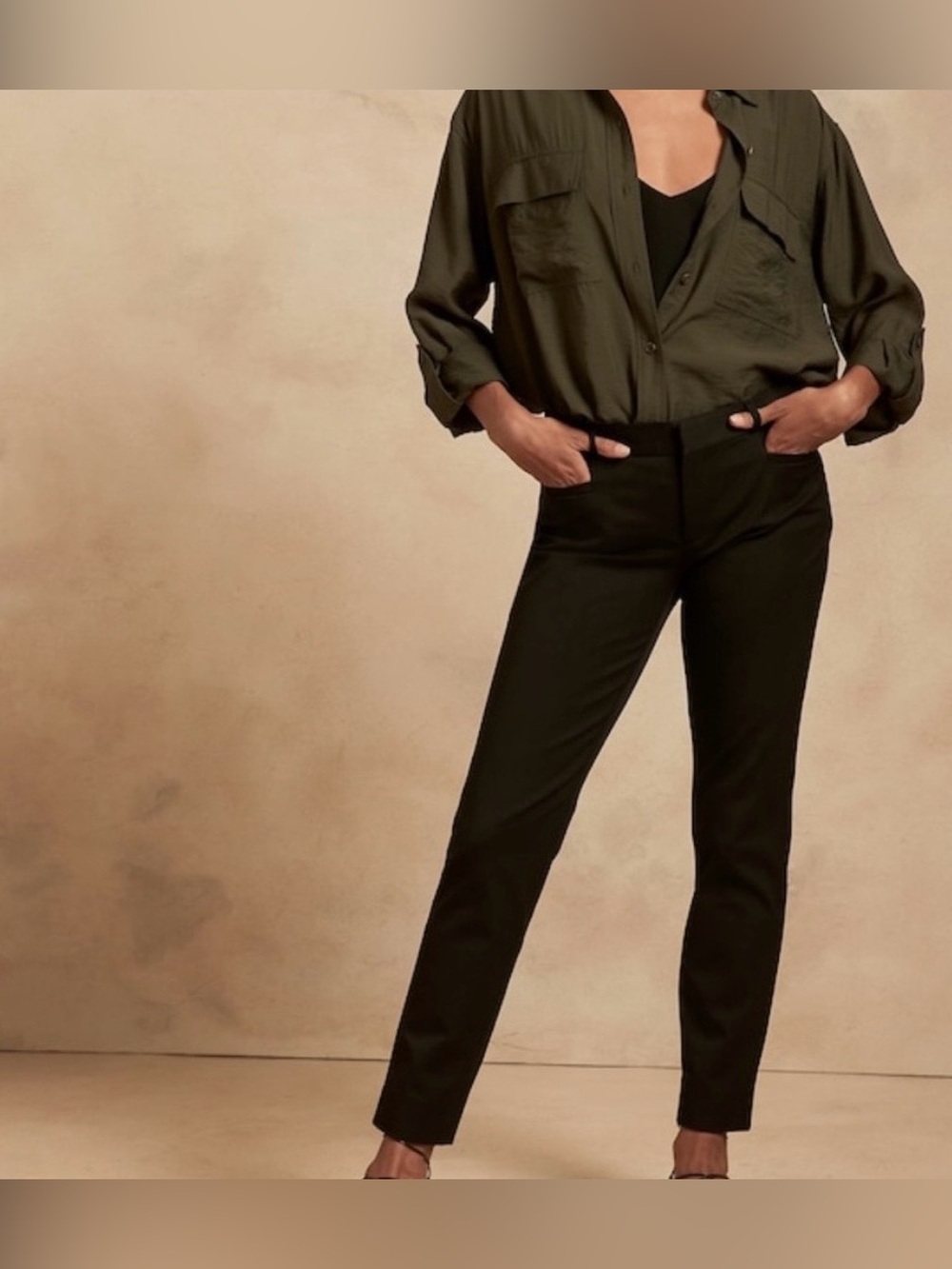 New! Banana Republic Factory Sloan Slim Ankle Pants Womens Size 8 Petite